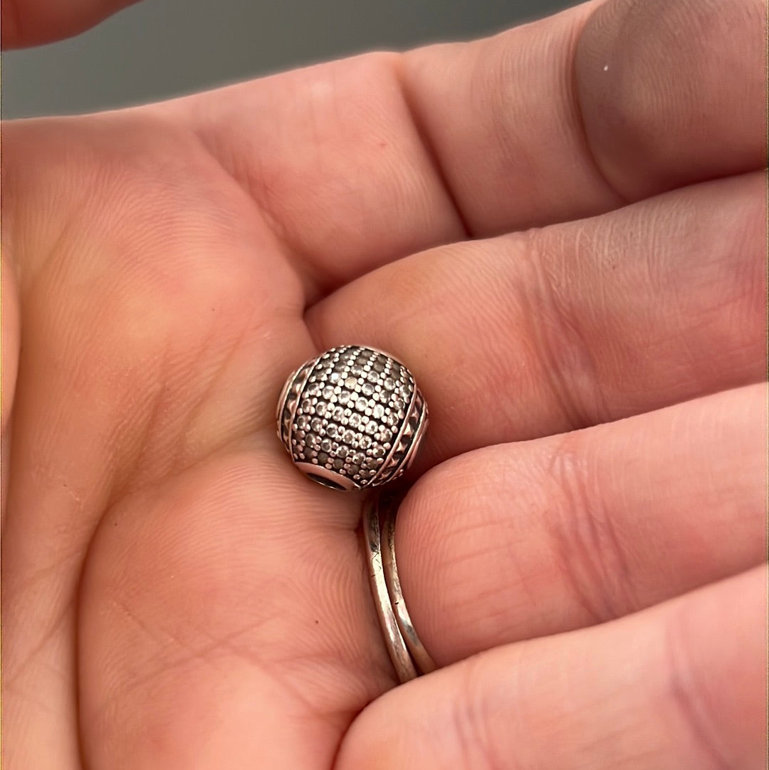 Genuine Thomas Sabo Karma Pave Evil Eye Charm