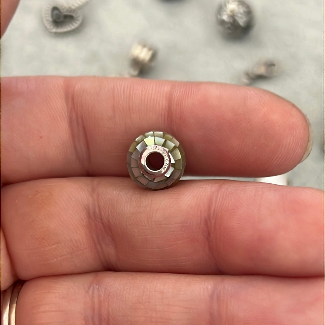 Genuine Thomas Sabo Karma Mother of Pearl Mosaic Charm