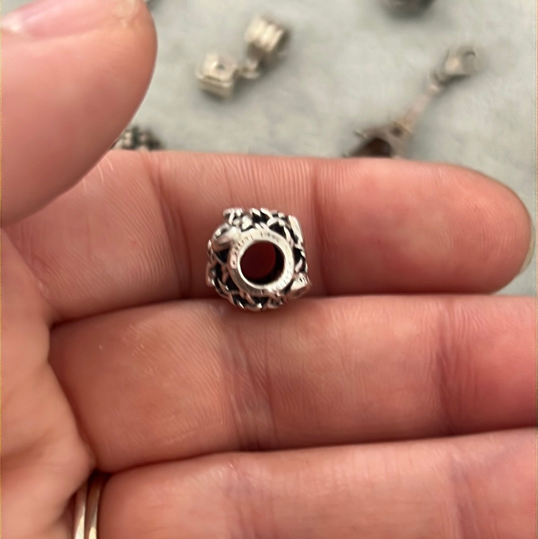 Genuine Pandora Locked in Your Heart Padlock Openwork Charm
