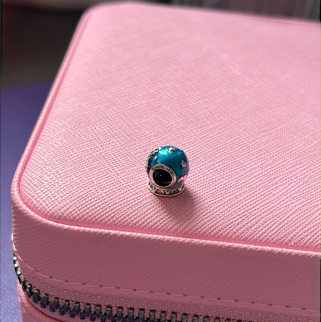Genuine Pandora Disney Parks Magic Enamel Snowglobe Charm