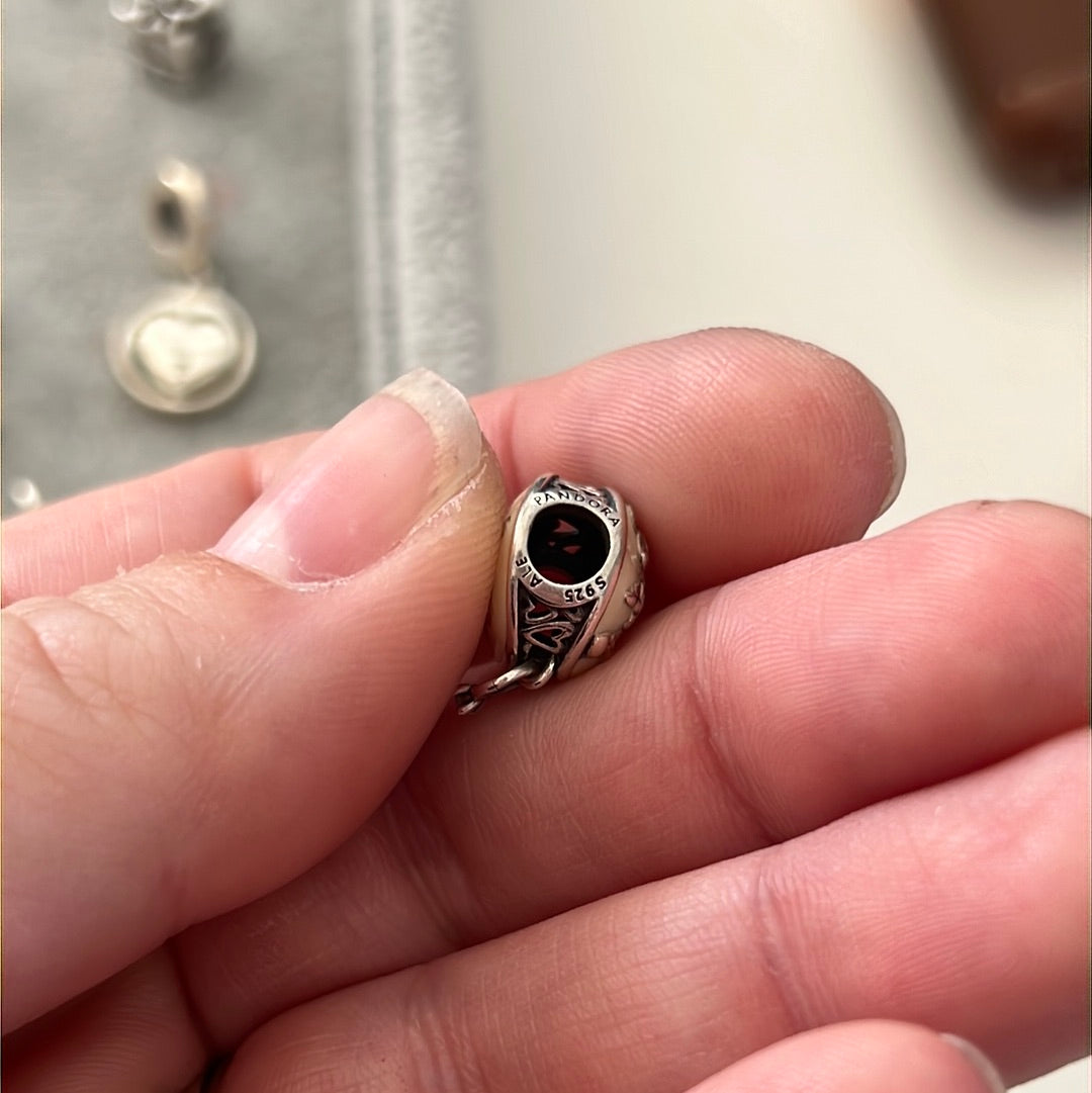 Genuine Disney Mickey and Minnie 'I Will Always Love You' Enamel Dangle Charm