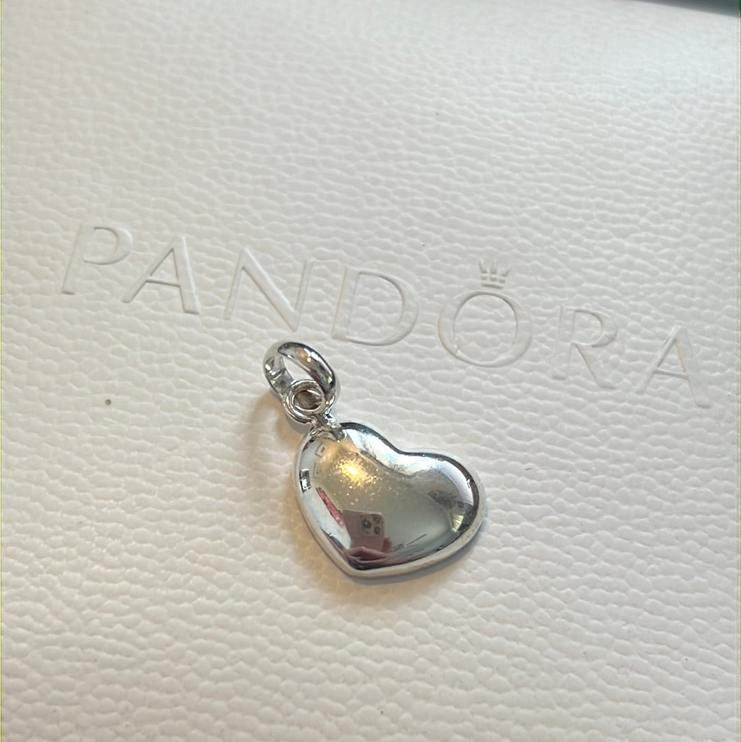 Genuine Links of London Sterling Silver Heart With Flat Bottom Charm fits on Sweetie