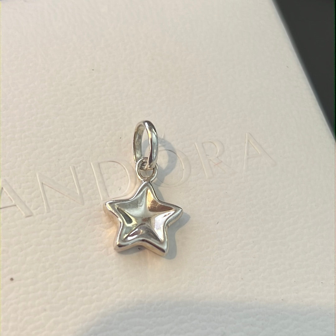 Genuine Links of London Sterling Silver Star Charm fits on Sweetie Bracelet