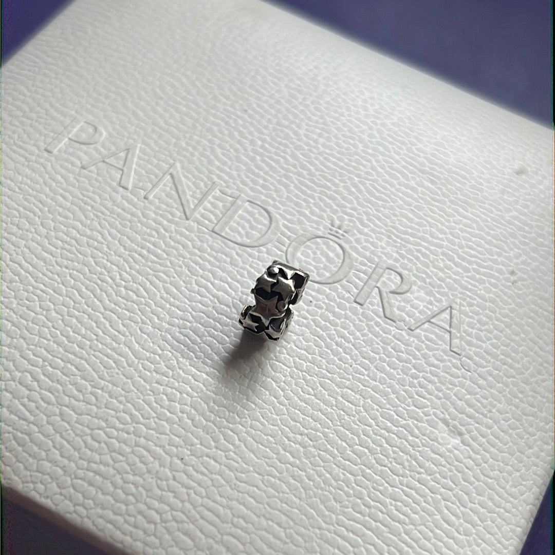 Sterling Silver Star Spacer Charm