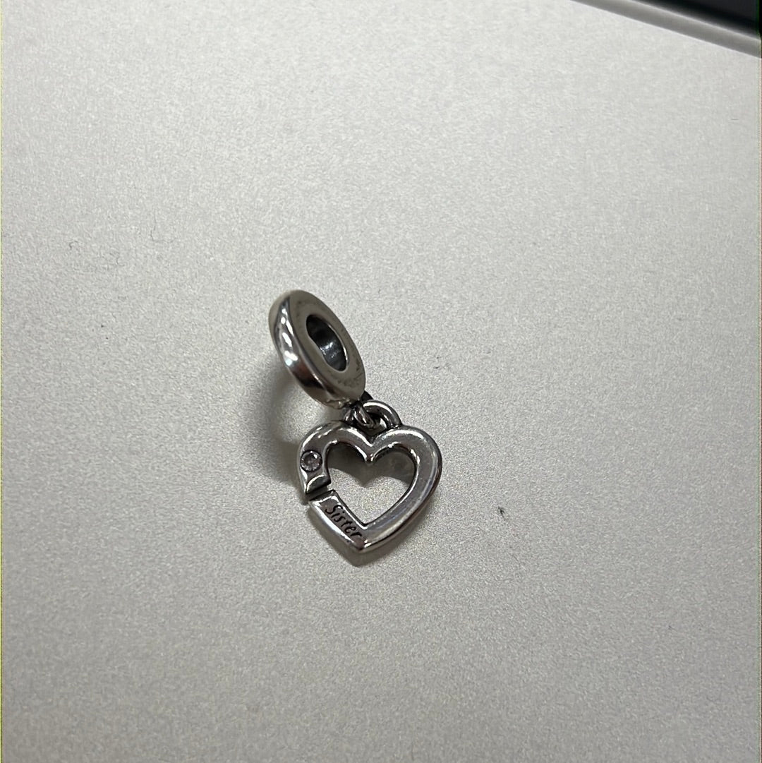 Genuine Pandora Sister New Style Dangle Gift Charm