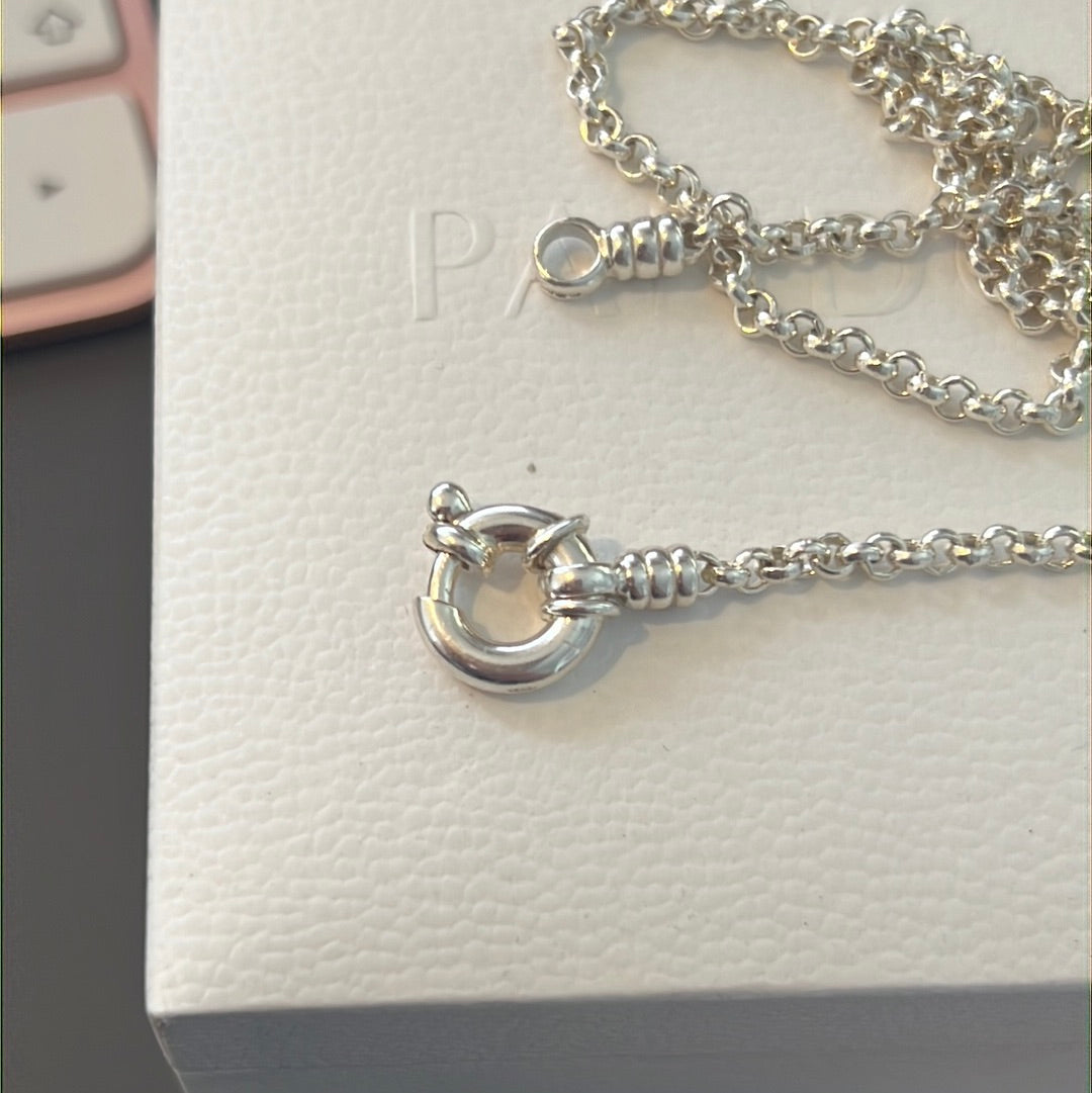 Genuine Links of London Sterling Silver Mini Belcher 40cm Short Necklace