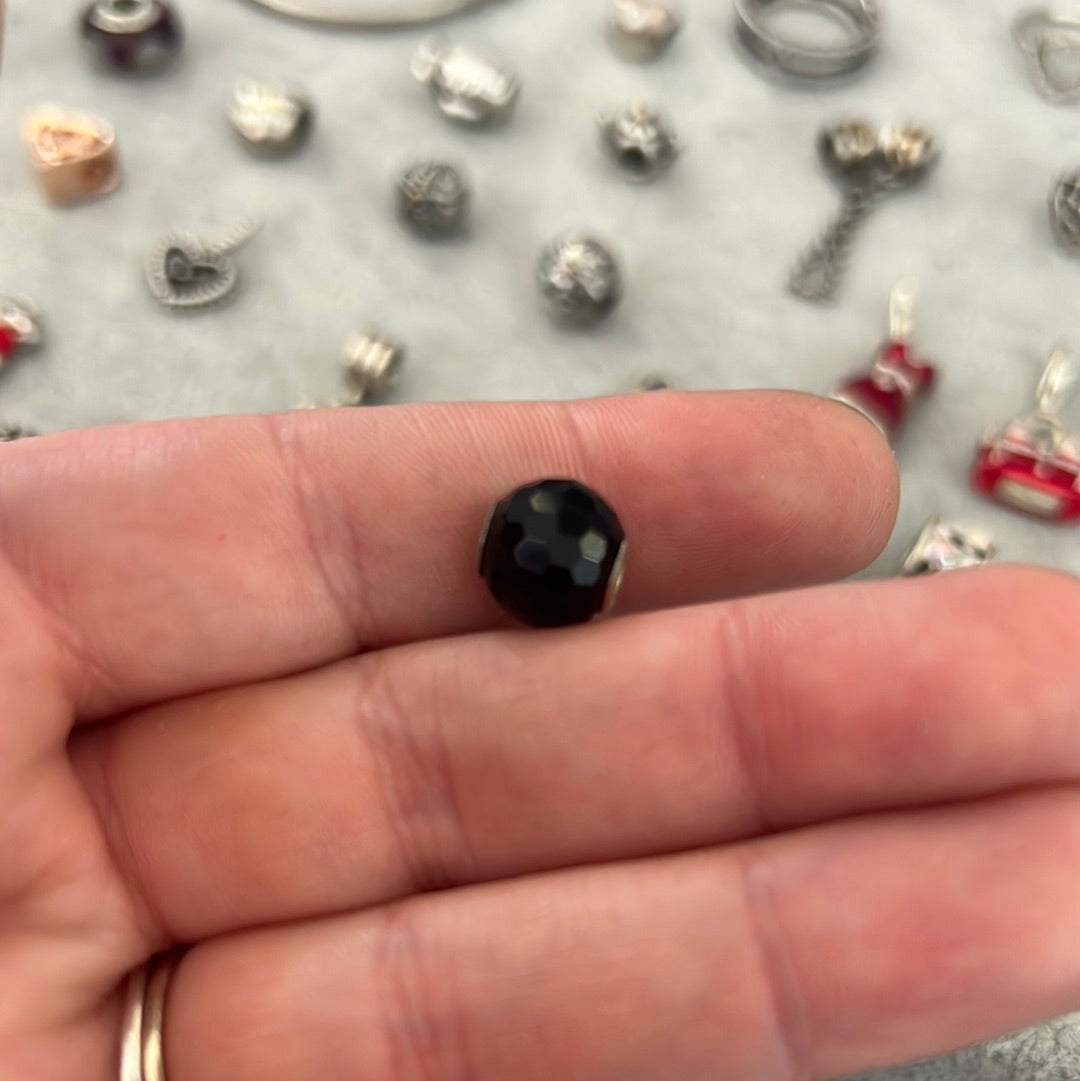 Genuine Thomas Sabo Karma Black Onyx Charm