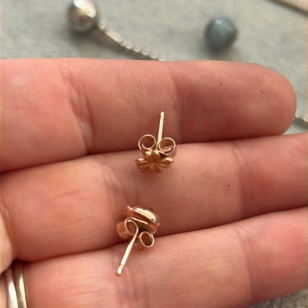 Genuine Pandora Rose Gold Clover and Ladybird Earrings