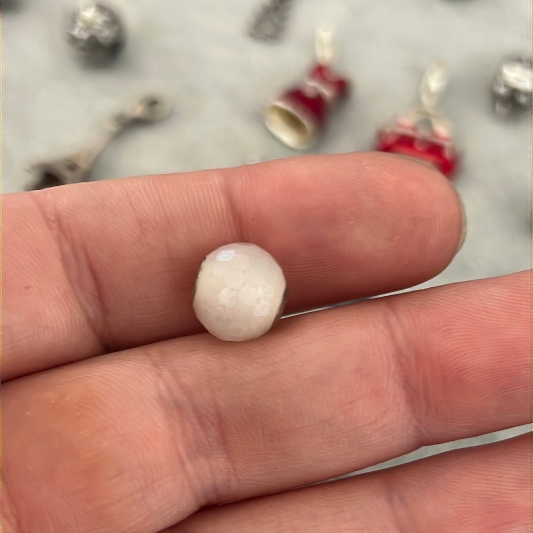 Genuine Thomas Sabo Karma White Agate Faceted Charm