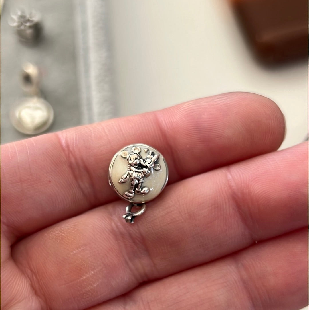 Genuine Disney Mickey and Minnie 'I Will Always Love You' Enamel Dangle Charm