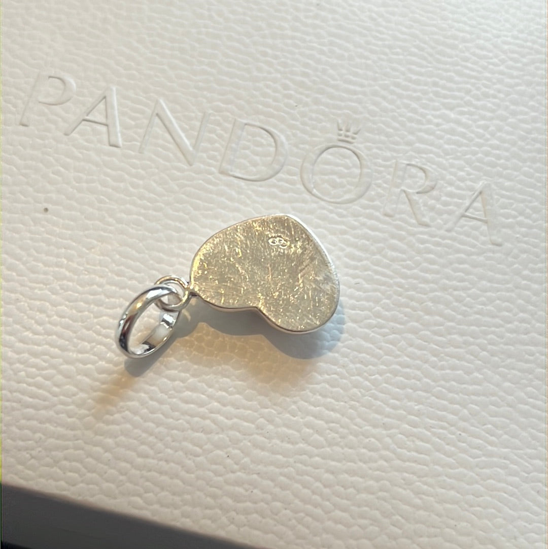 Genuine Links of London Sterling Silver Heart With Flat Bottom Charm fits on Sweetie