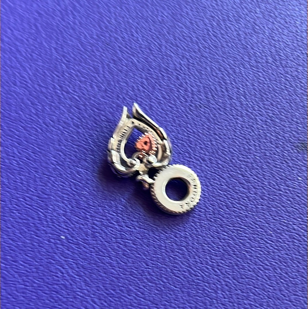 Genuine Pandora Rose Gold Two Tone Angel Wing Charm 2021 Club Charm