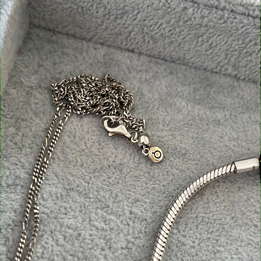 Sterling Silver Celtic Heart Infinity Necklace Pendant With 60cm Chain