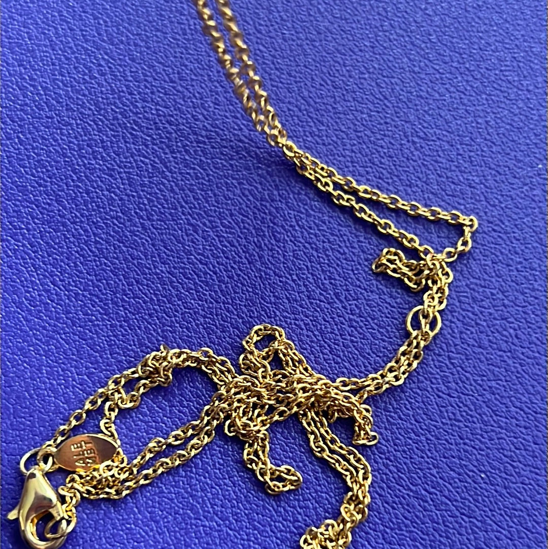 Genuine Pandora Shine Gold Disney Lioness Pave Necklace Holding Golden Heart Stone 50cm drop