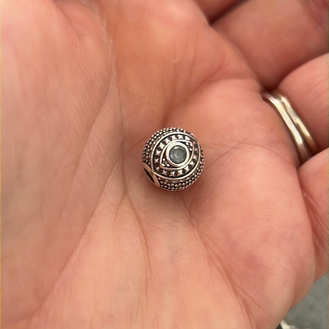 Genuine Thomas Sabo Karma Pave Evil Eye Charm