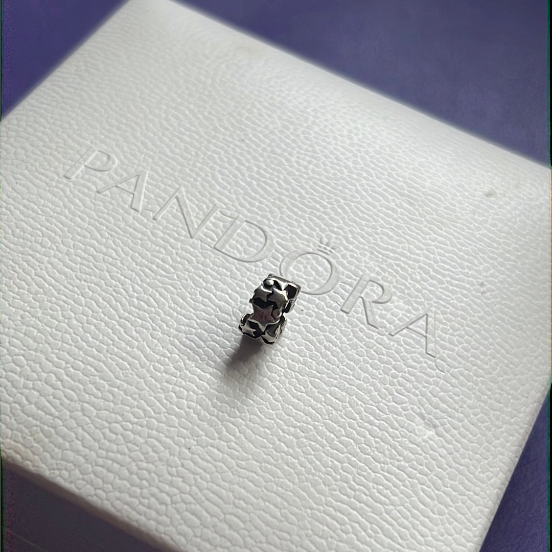 Sterling Silver Star Spacer Charm