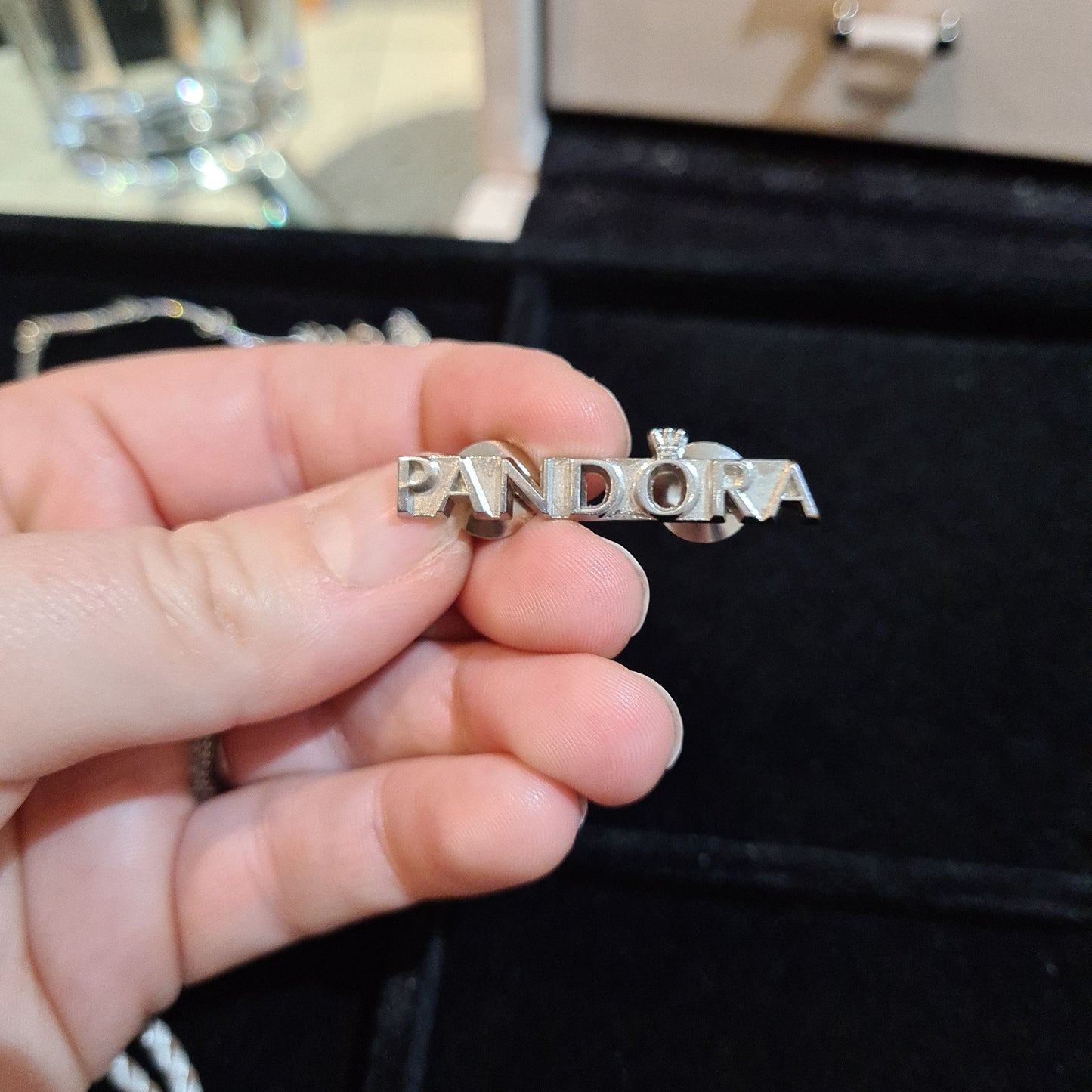 Genuine Pandora Logo Pin Badge