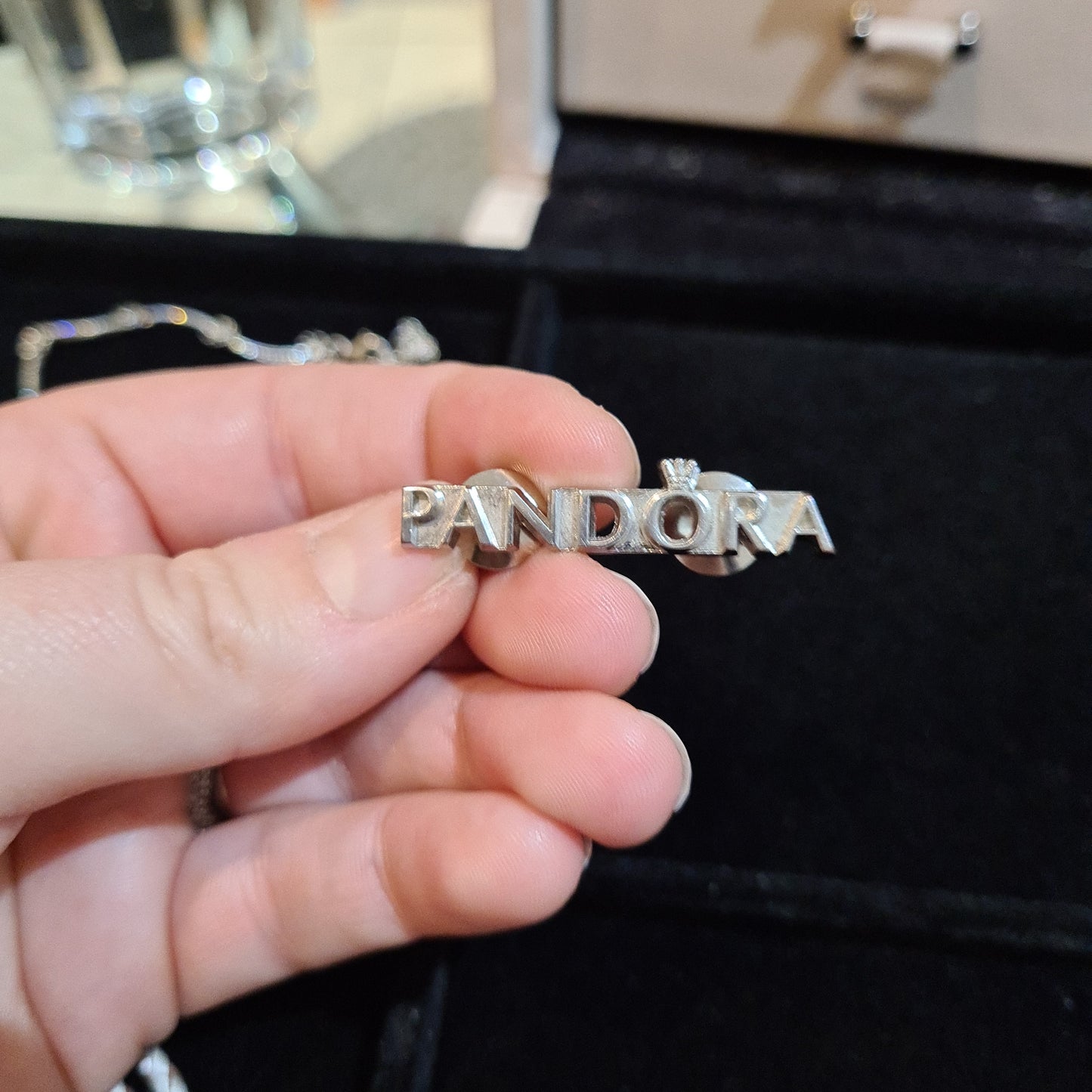 Genuine Pandora Logo Pin Badge