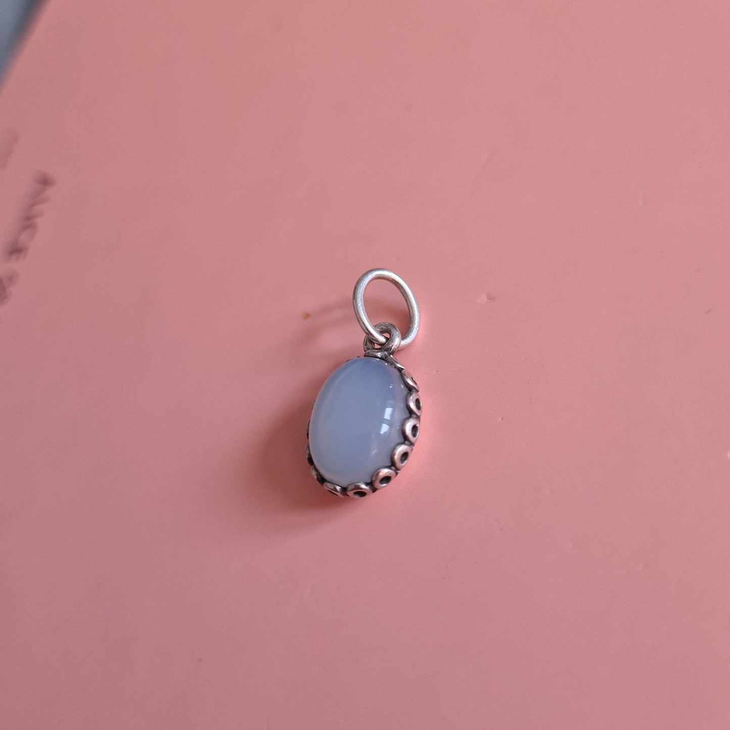 Genuine Pandora Rare and Beautiful Chalcedony Pendant Charm