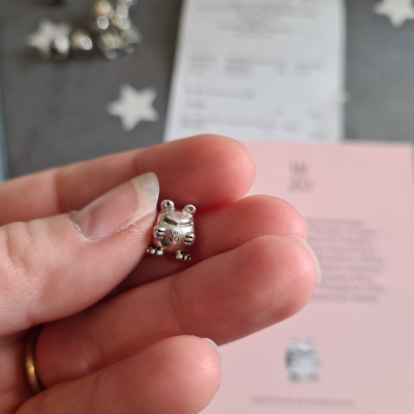Genuine Pandora 20th Anniversary Frog No.2 February NO CERT