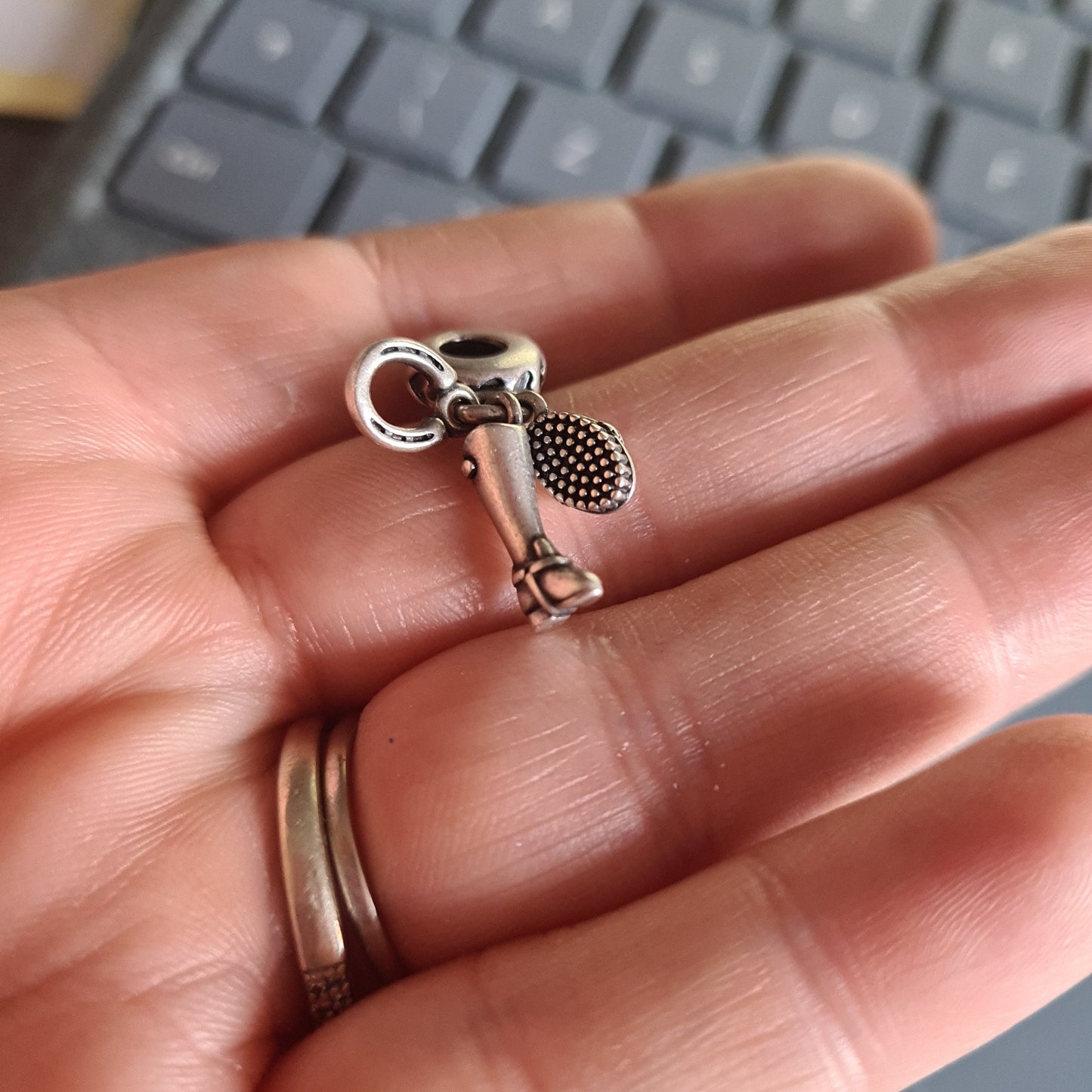 Genuine Pandora Horse / Pony Equestrian Horseshoe, Brush and Boot Dangle Charm