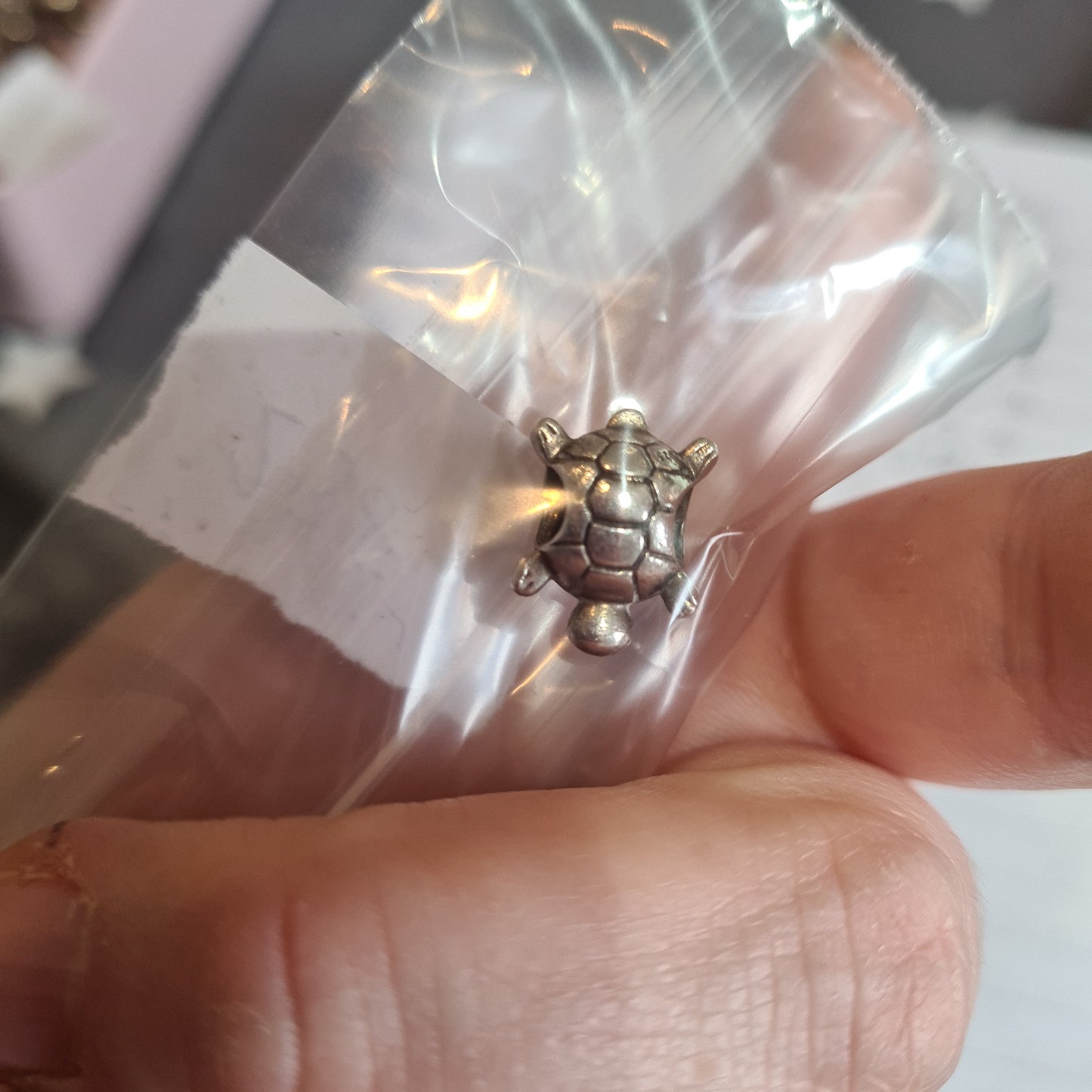 Genuine Pandora Pave Turtle Animal Beach Sea Charm