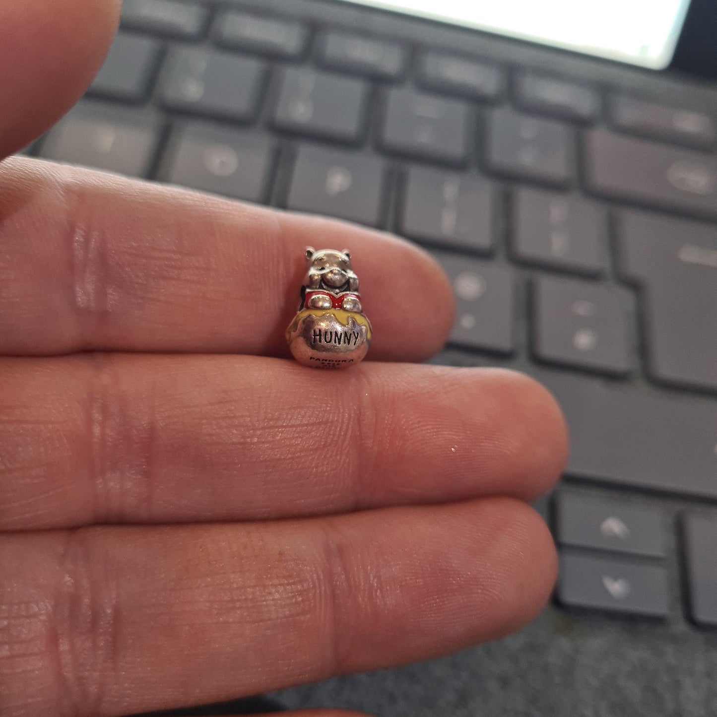 Genuine Pandora Winnie The Pooh Charm Hunny/ Honey Pot