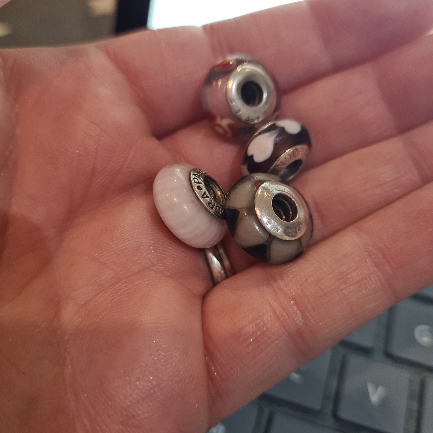 Bundle of Genuine Pandora Murano Glass Charms DEFECT SALE