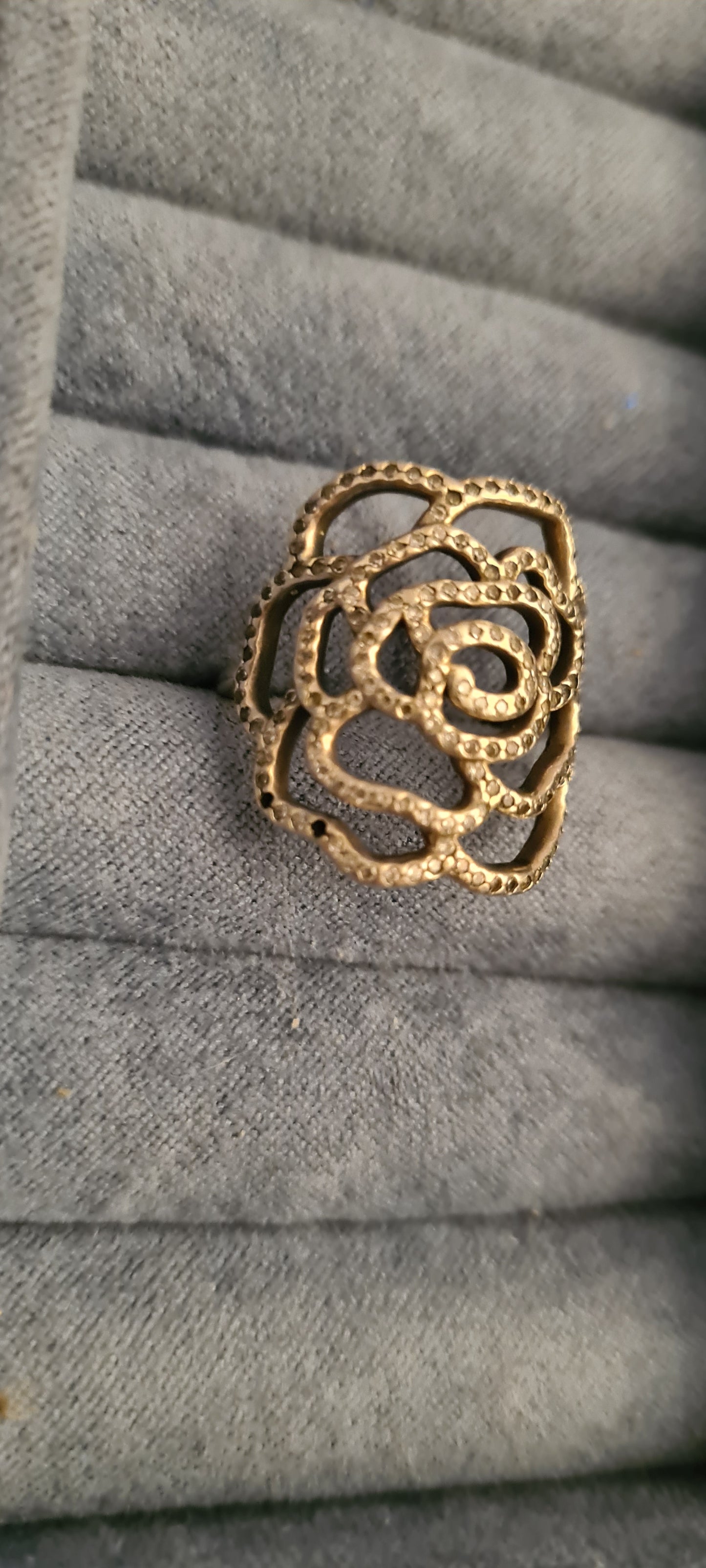 Genuine Pandora Rose Statement Ring Size 54