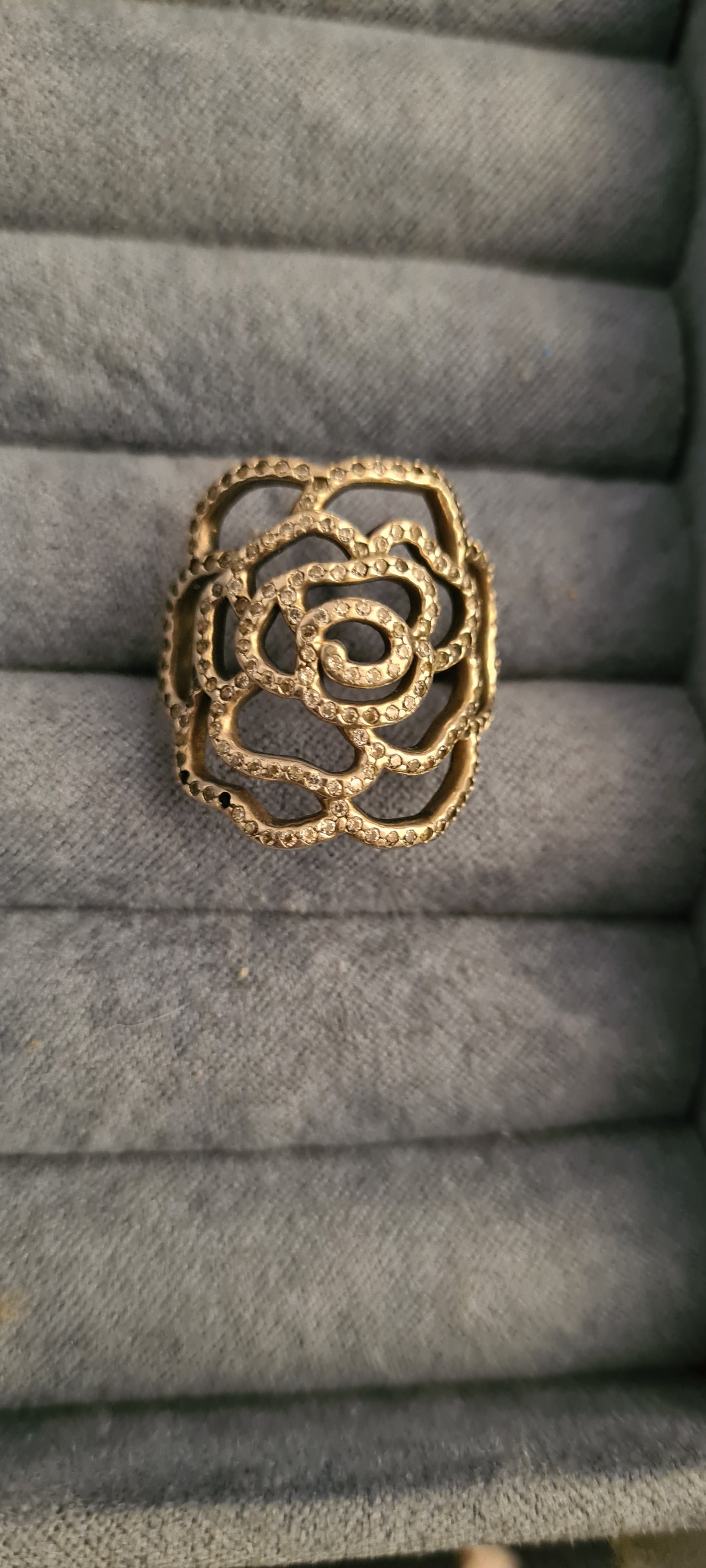 Genuine Pandora Rose Statement Ring Size 54
