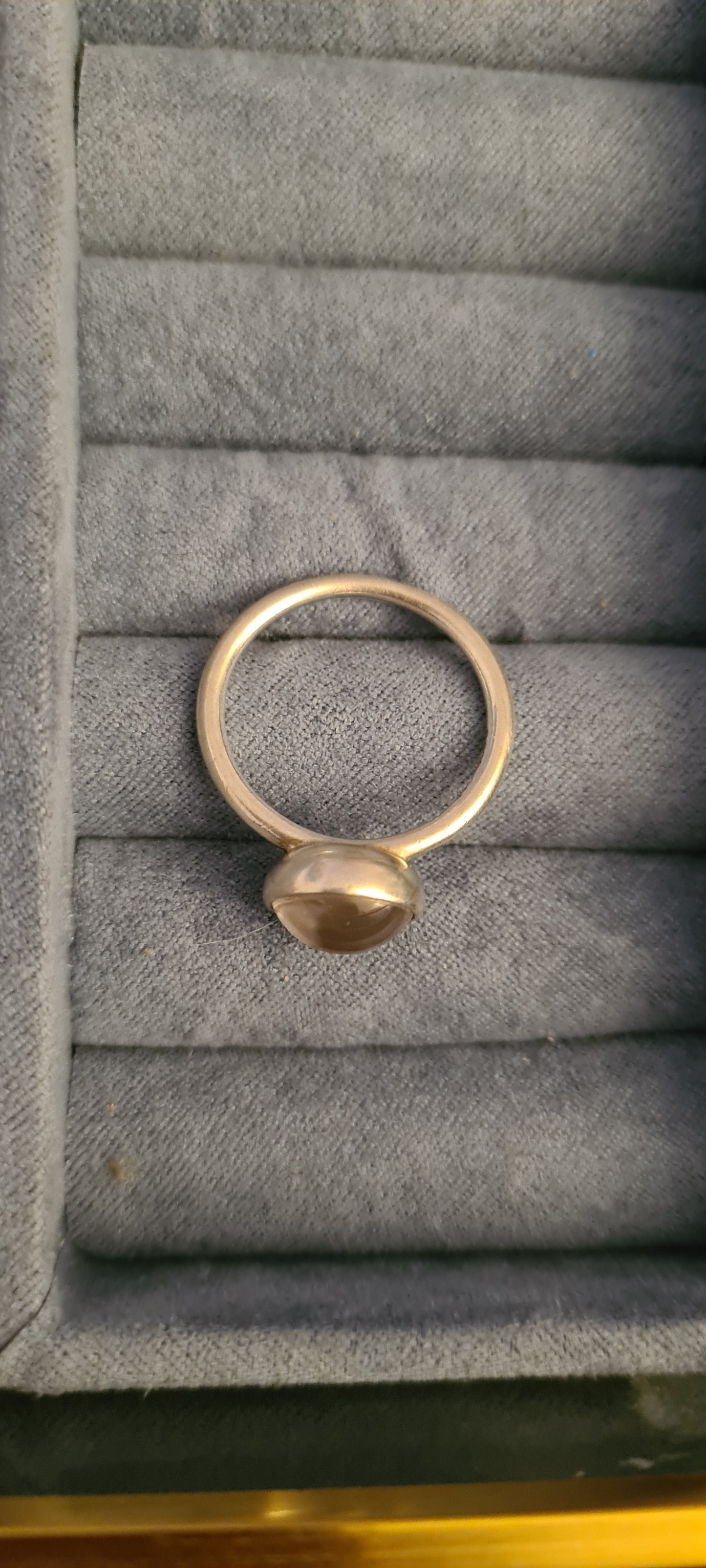 Genuine Pandora Poetic Droplet Clear Stone Ring Size 60