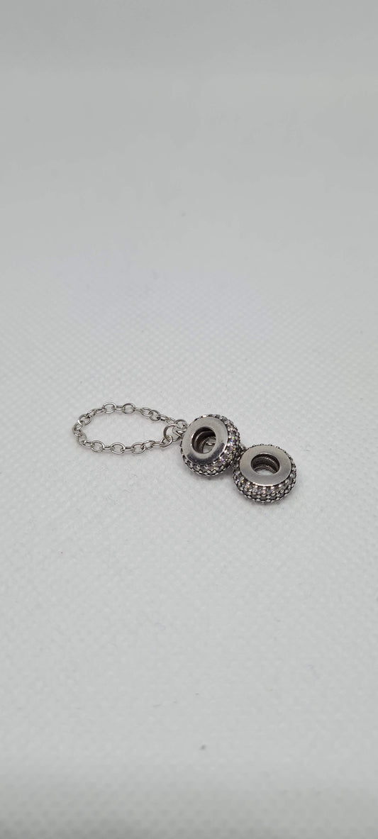 Genuine Pandora Pave Safety Chain