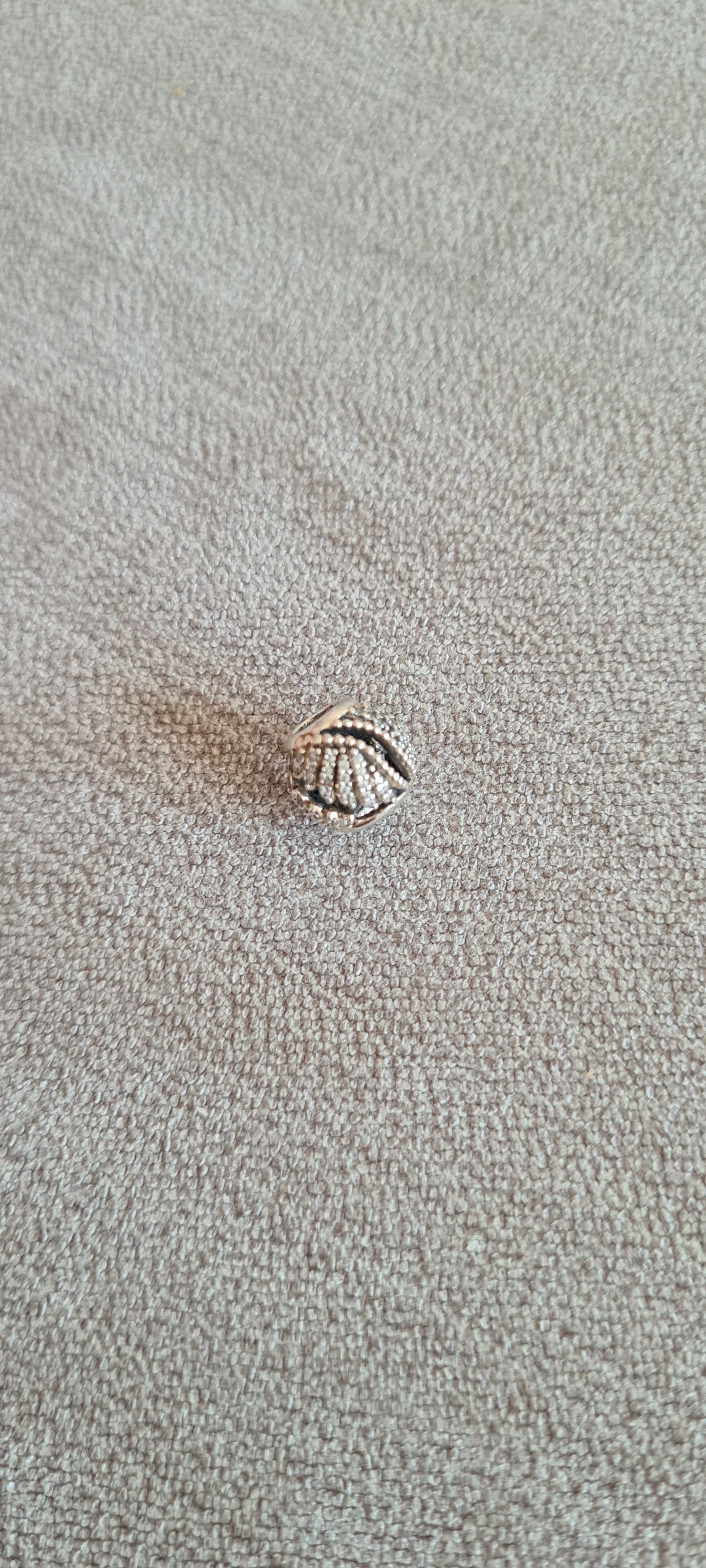 Genuine Pandora Feather Wing Angel Ball Pave Openwork Charm