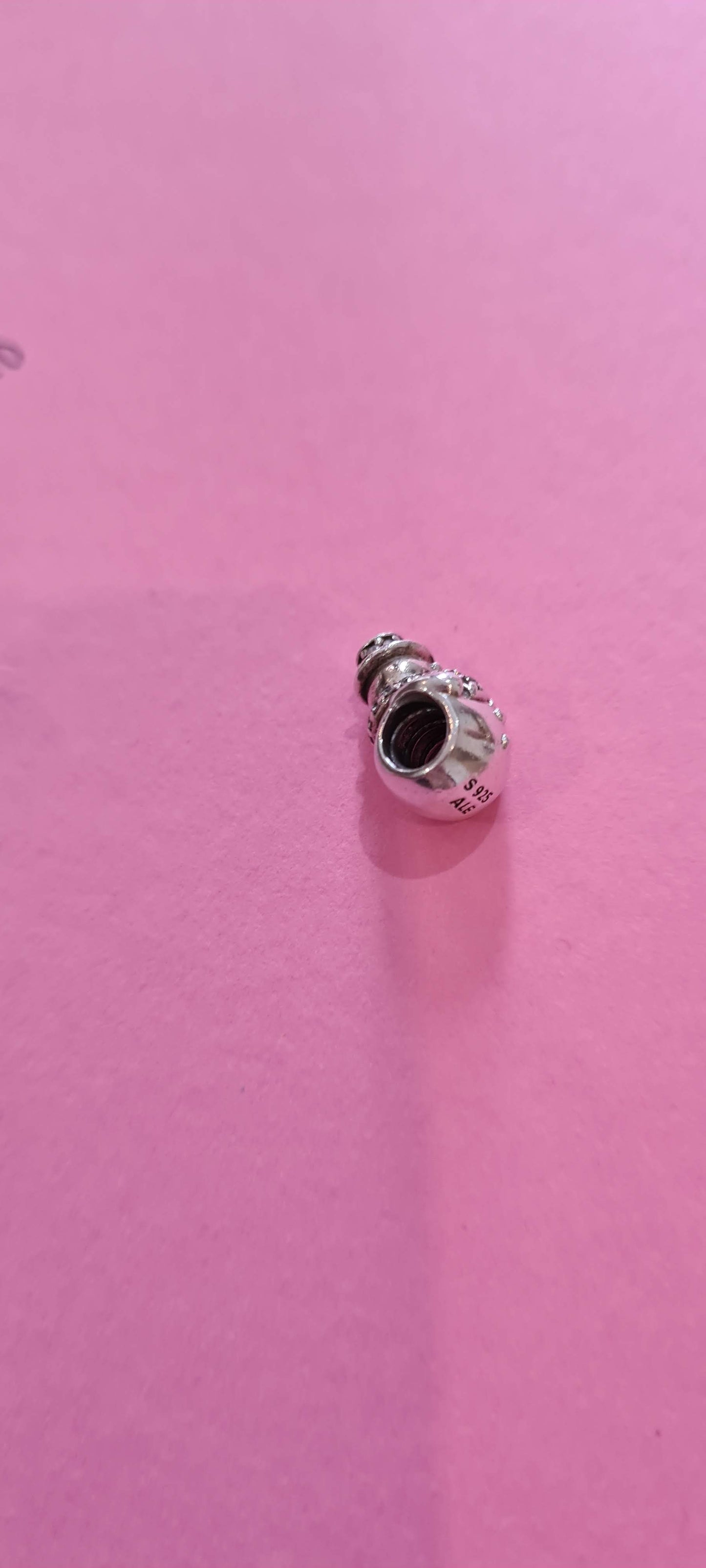 Genuine Pandora Pave Snowman Charm Christmas