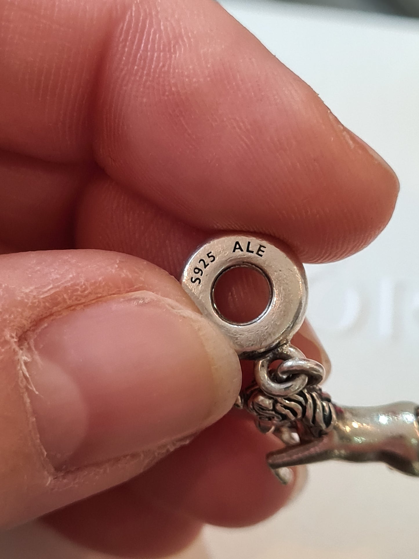 Genuine Pandora Two Tone Unicorn Horse Gold Horn Charm