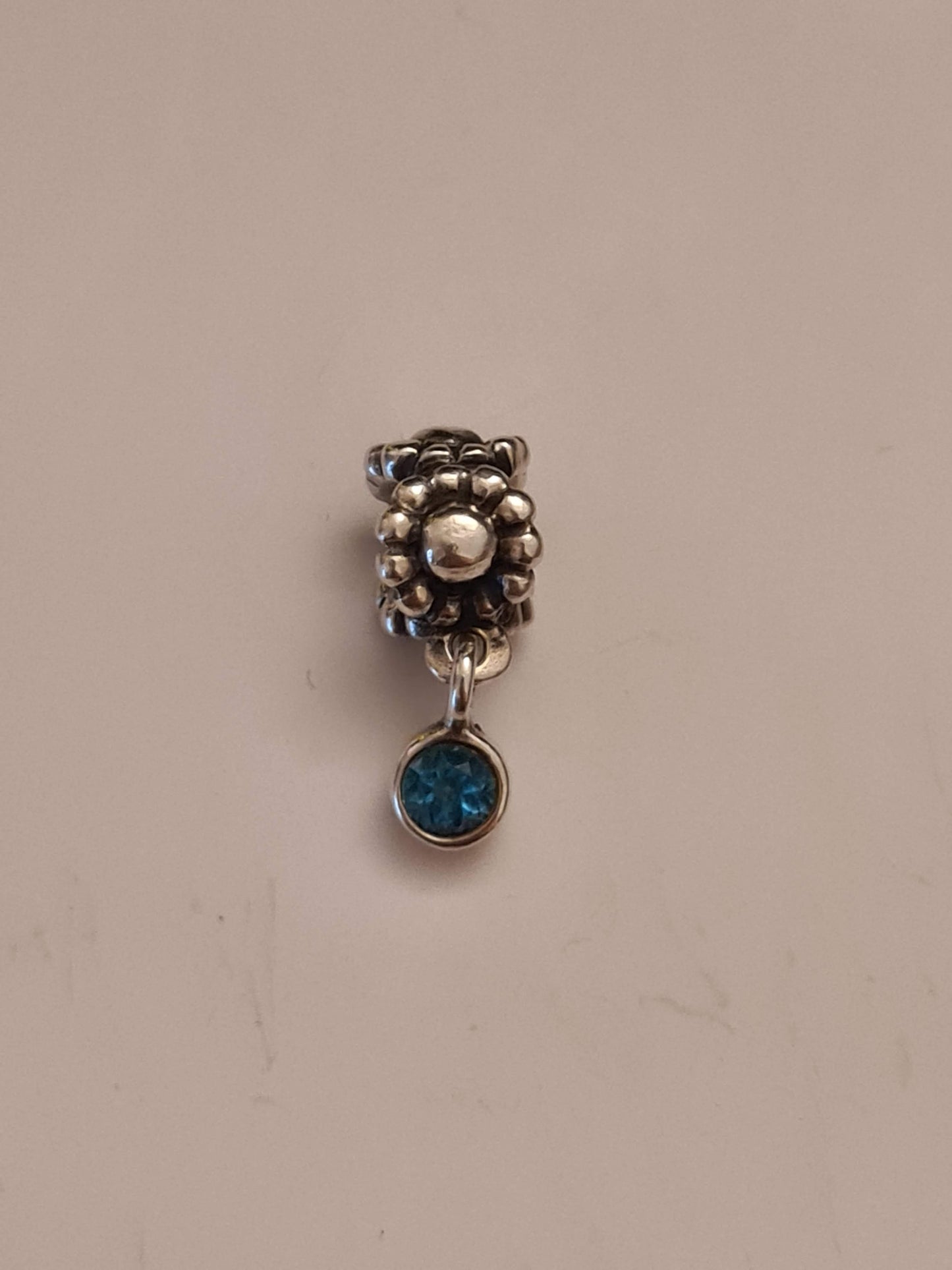 Genuine Pandora Beautiful Turquoise Blue Stone Dangle Holy Grail?