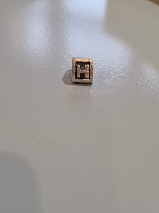Genuine Pandora Letter H Charm