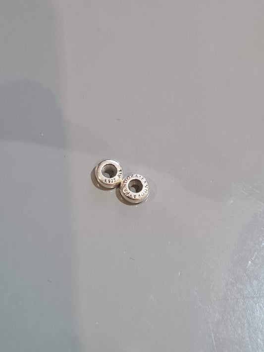 Genuine Pandora Me Essence Tiny Stoppers Stopper Charms