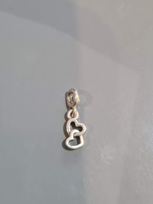 Genuine Pandora Me Essence Interlinked Double Heart Charm