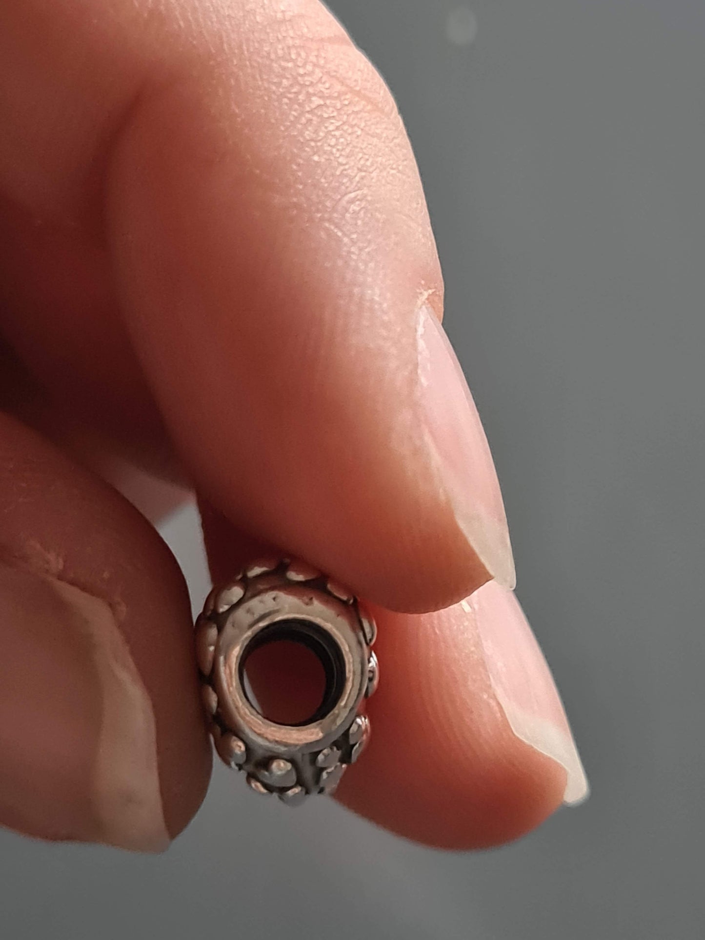Genuine Pandora Mum in a Million Charm with Pink Stone Heart