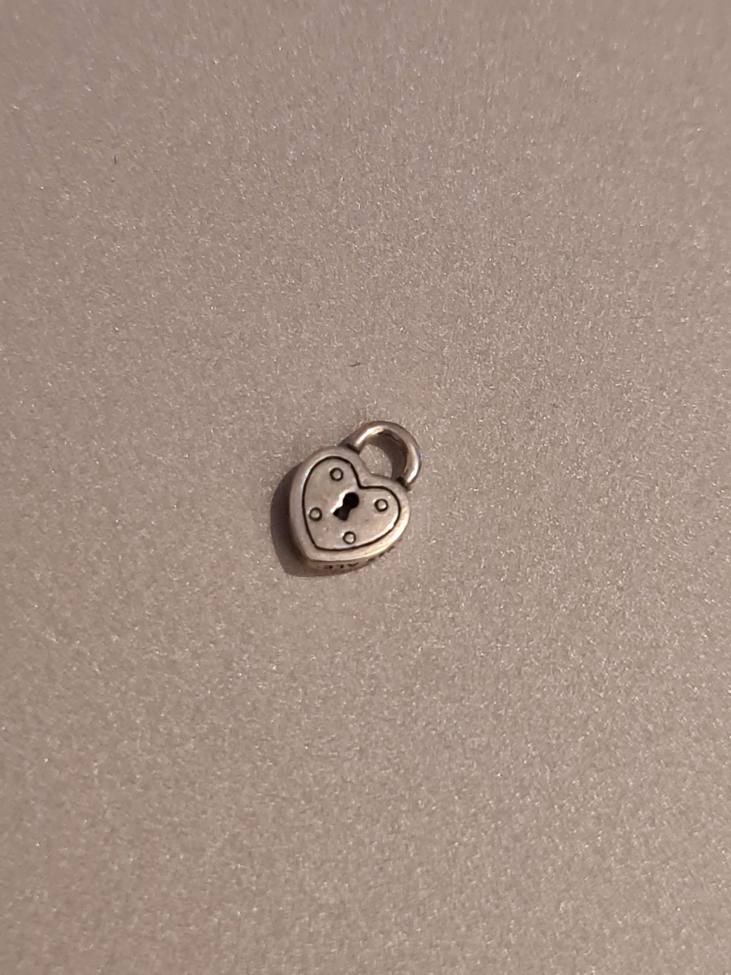 Genuine Pandora Padlock Heart Clasp Petite for Memory Locket