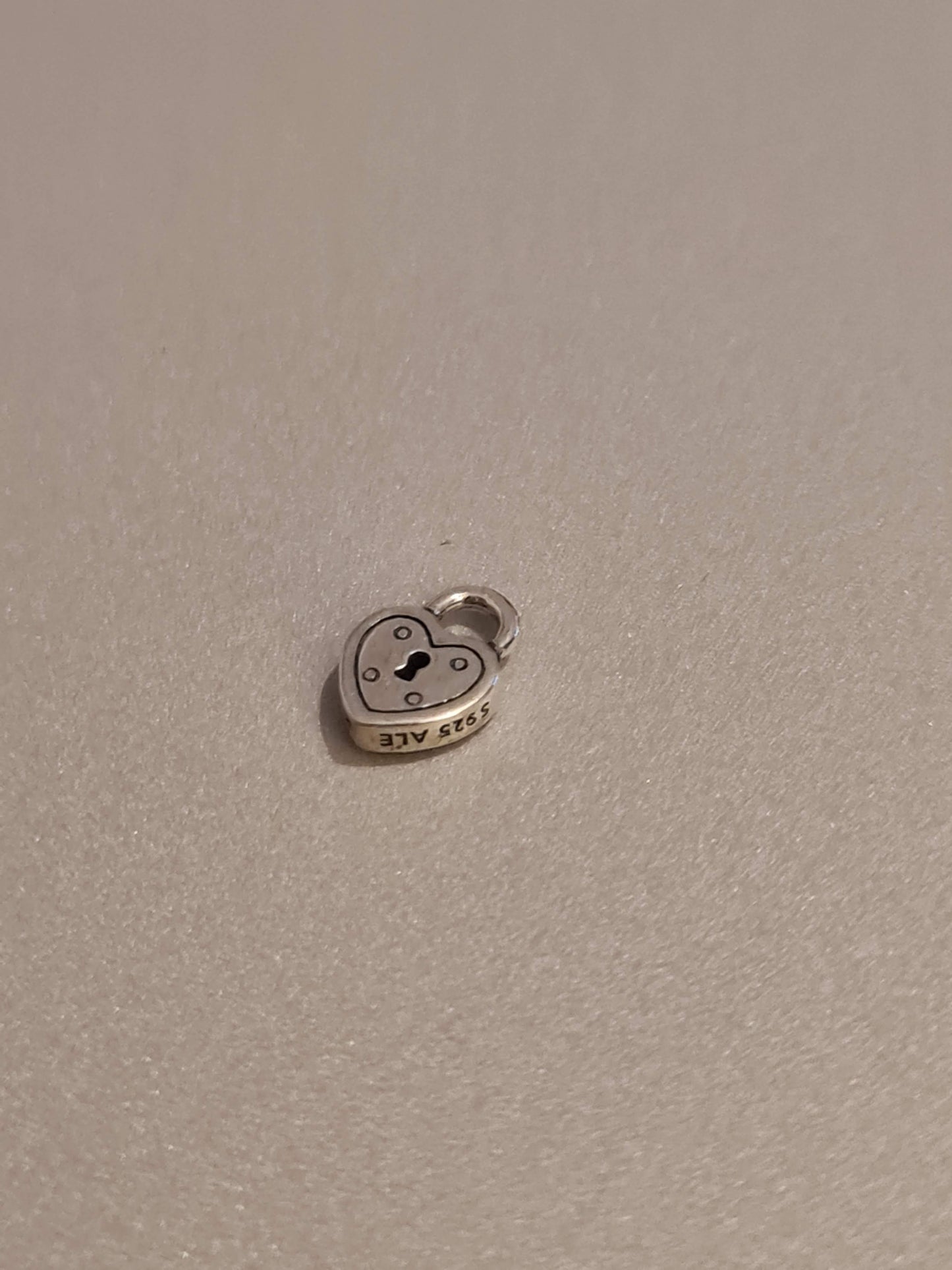 Genuine Pandora Padlock Heart Clasp Petite for Memory Locket