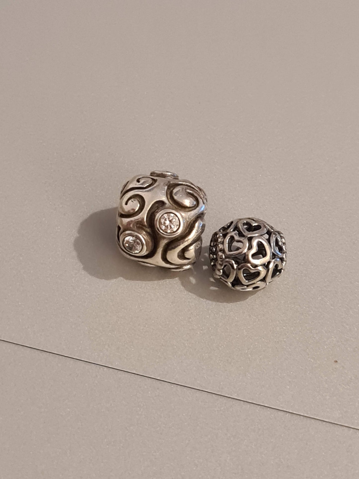 Genuine Pandora Huge Large Clear CZ Stone Heavy Day Dream Charm