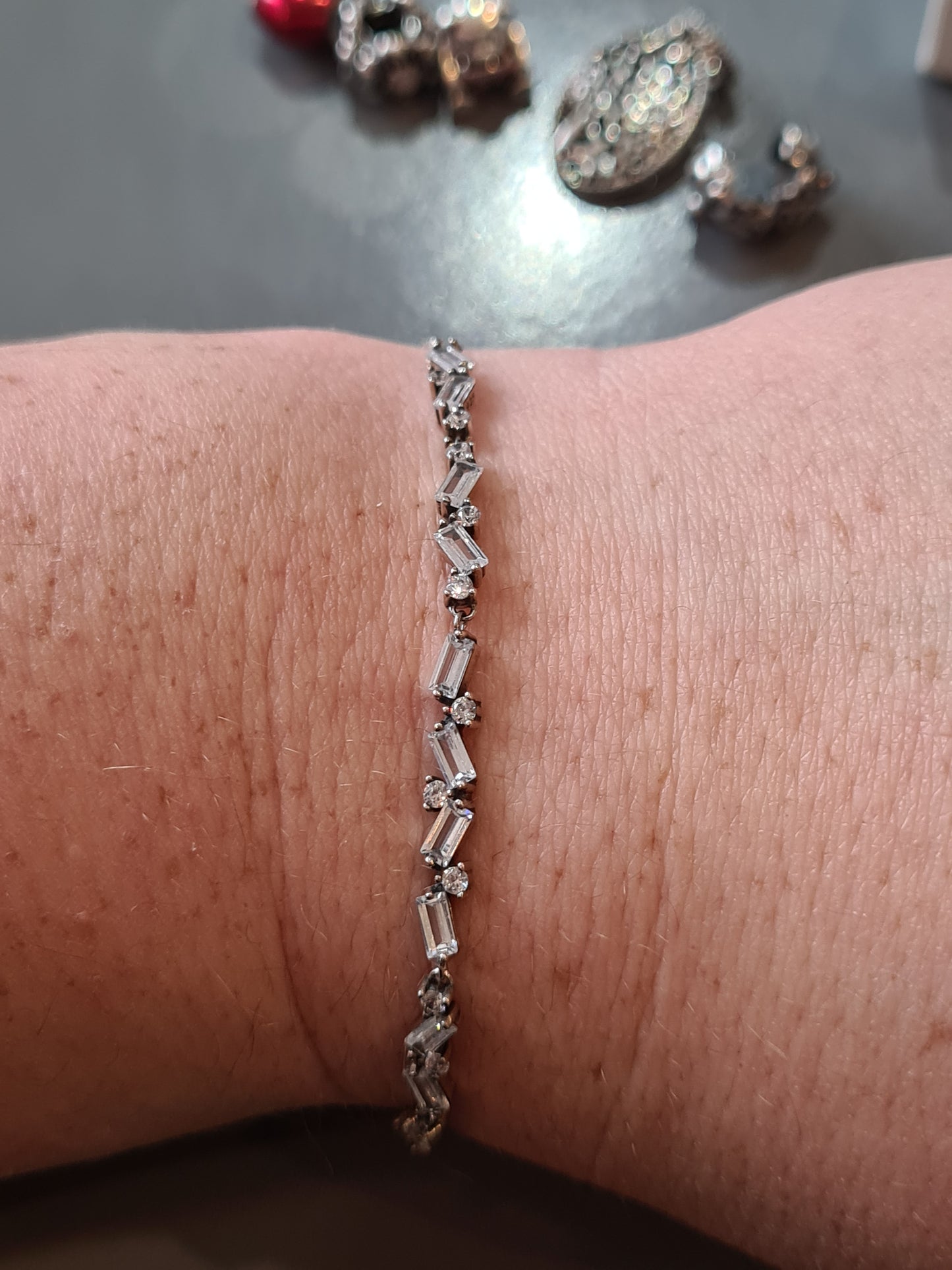 Genuine Pandora Glacial Beauty Tennis Sparkle Bracelet