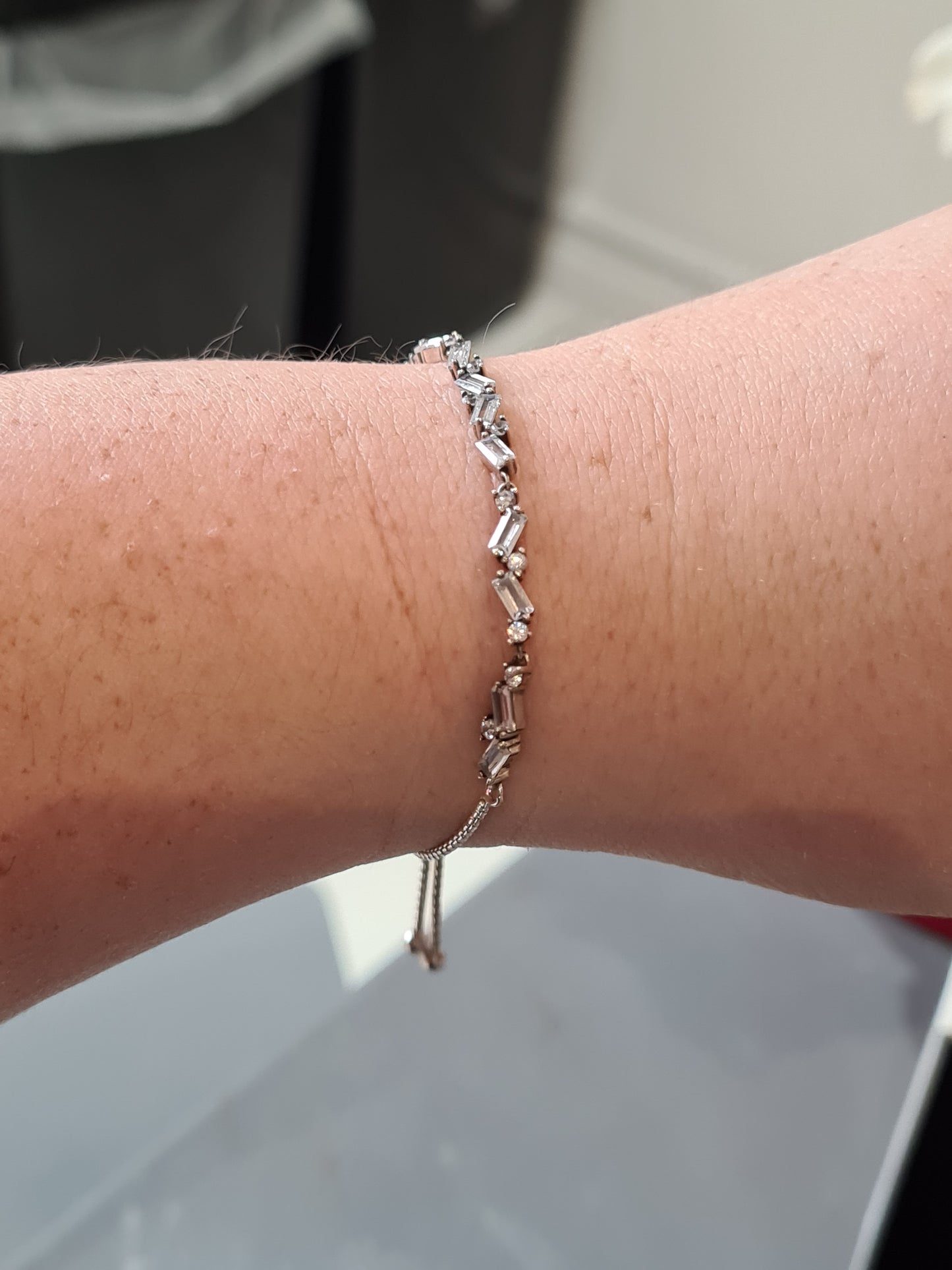 Genuine Pandora Glacial Beauty Tennis Sparkle Bracelet