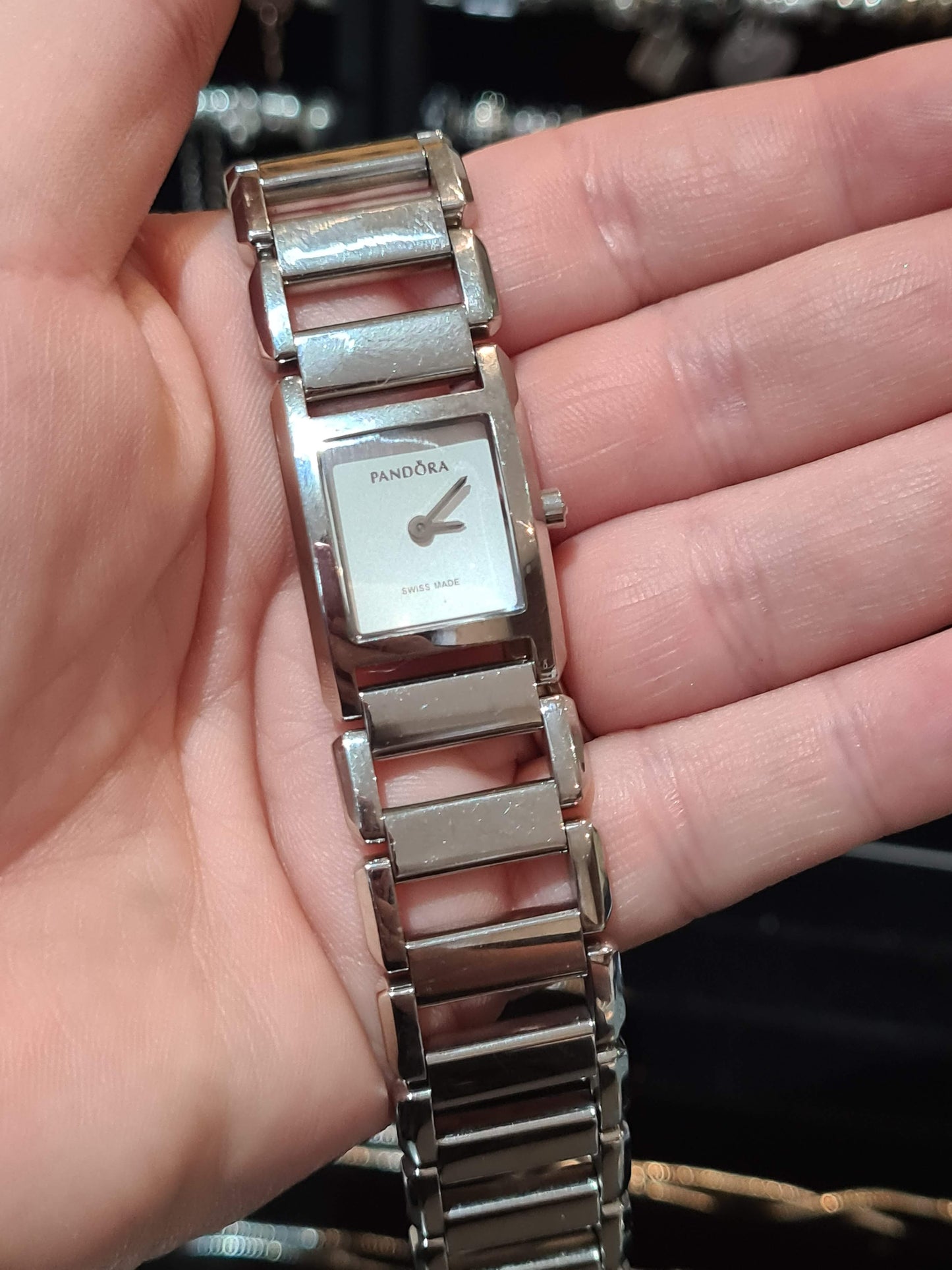 Genuine Pandora Stainless Steel Watch in Silver In Great condition
