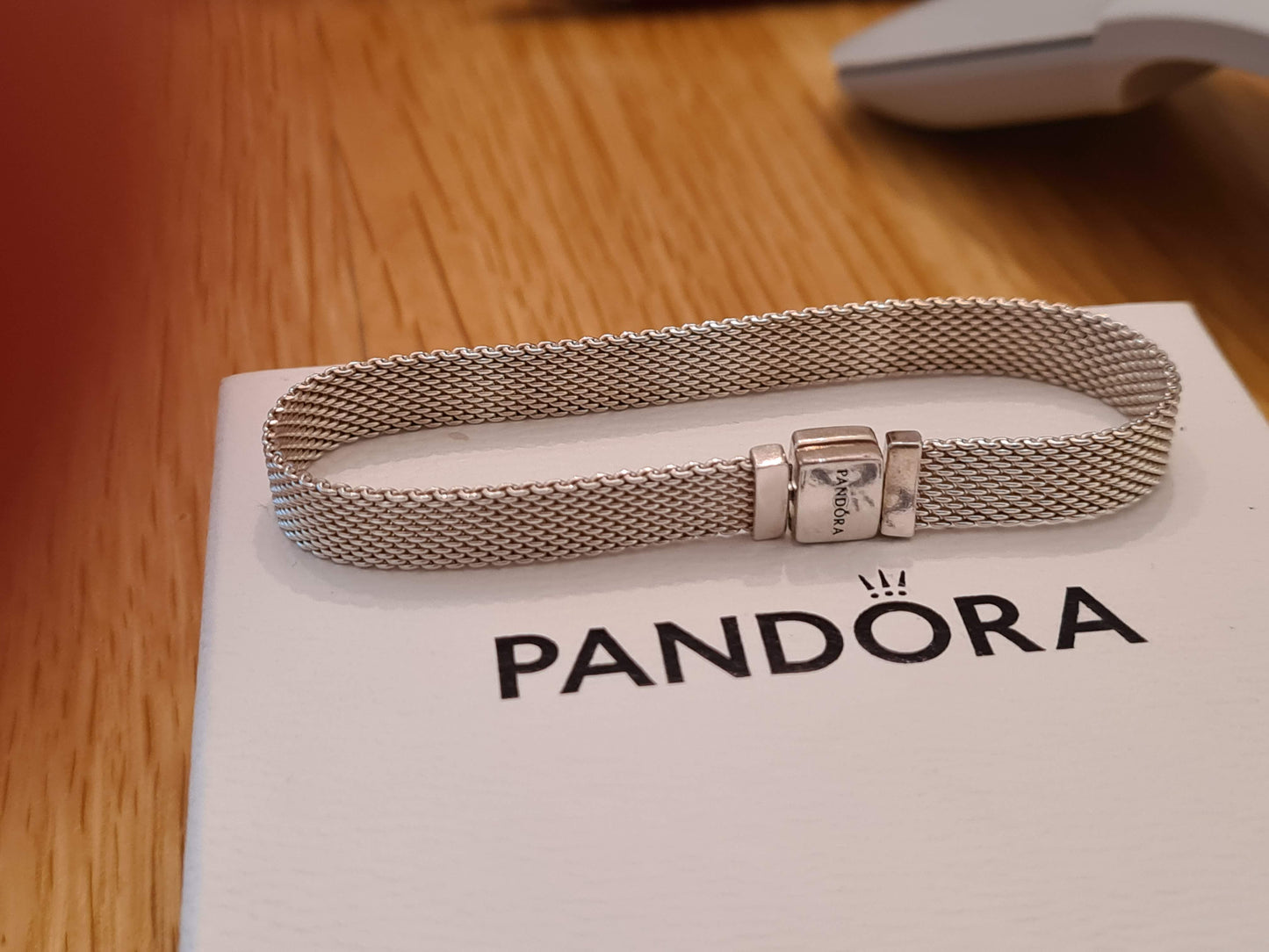 Genuine Pandora Reflexions Mesh Flat Bracelet Size