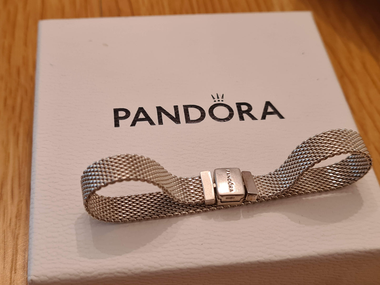 Genuine Pandora Reflexions Mesh Flat Bracelet Size