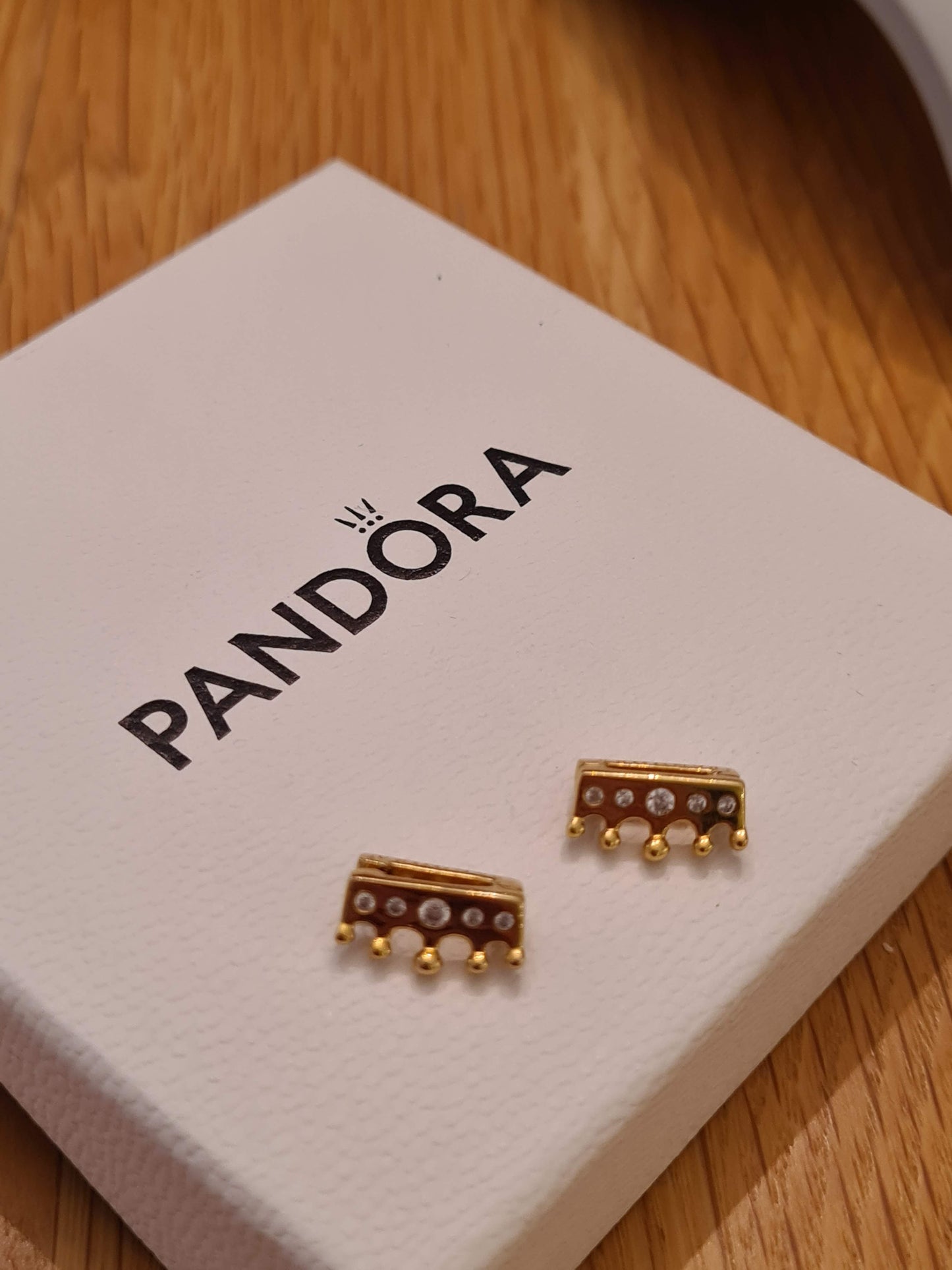 Genuine Pandora Brand New Reflexions Rose Gold Princess Clip!