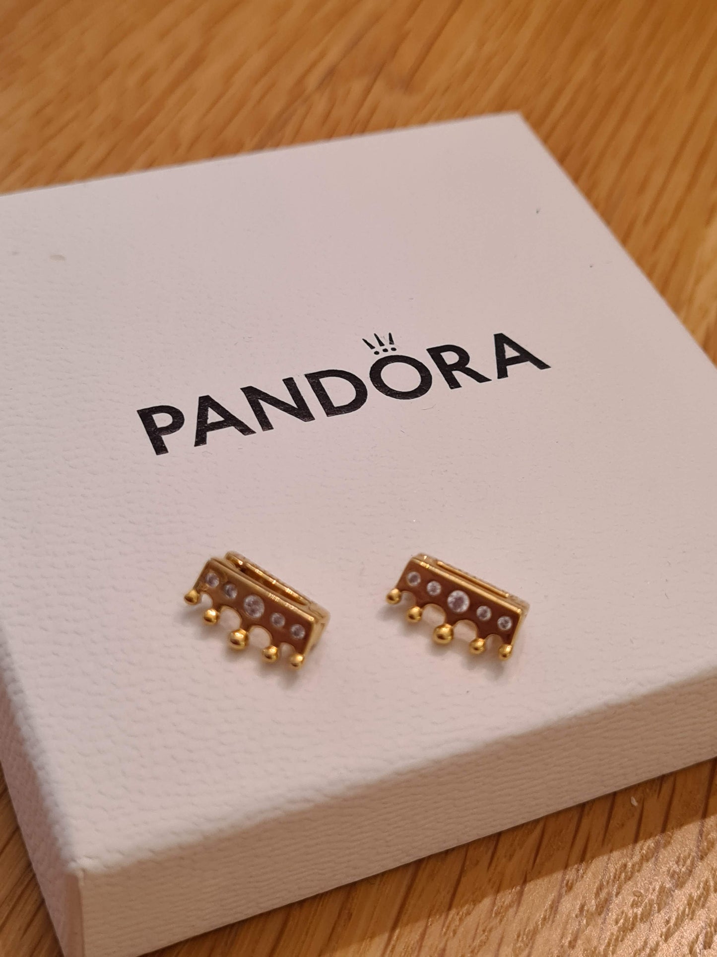 Genuine Pandora Brand New Reflexions Rose Gold Princess Clip!